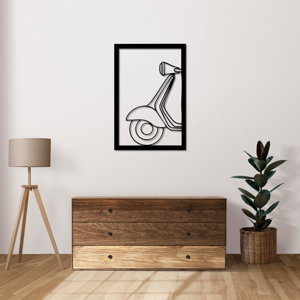 Spirit of Vespa – Scooter Metal Wall Art