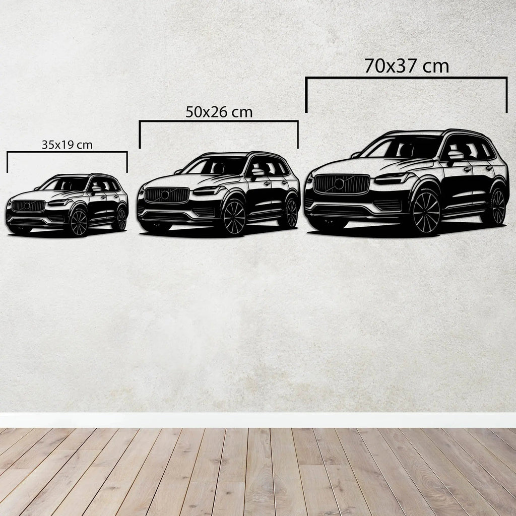 Volvo XC90 – Araba Metal Duvar Dekoru Laser Artique